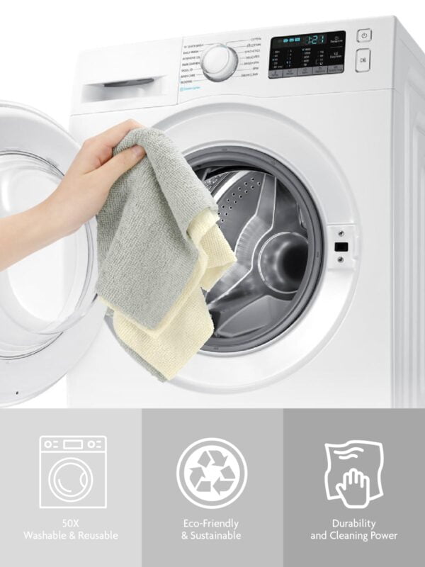 40 Pack Tear-Away Microfiber Cloth (Beige) - Image 4