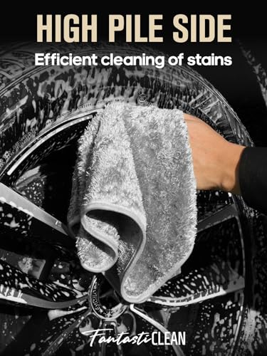 FantastiCLEAN 700GSM Microfiber Car Detailing Drying Towels(CMGR) - Image 7
