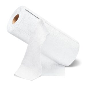 50 Pack Tear-Away Microfiber Roll（White）